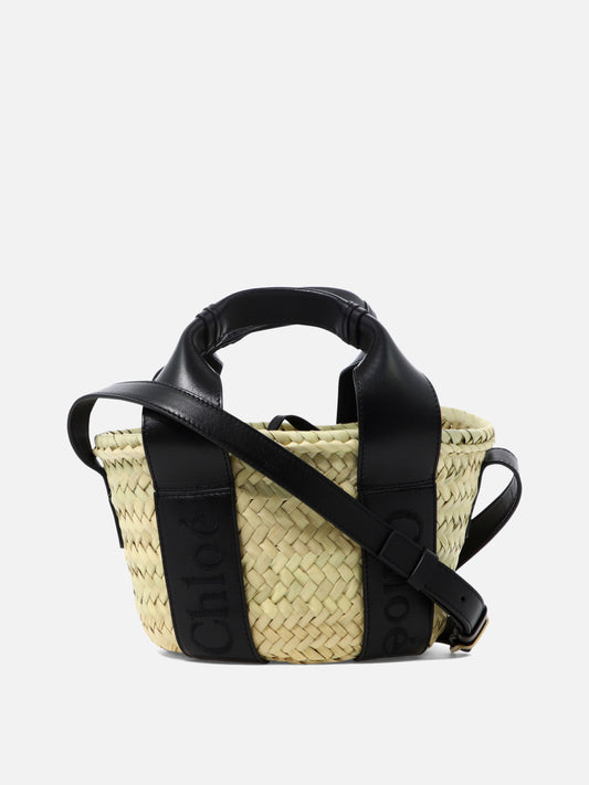 Borse piccole 70% rafia 30% pelle di vitello  Nero - Chloé Donna | PLP | VIETTI Online Store 
