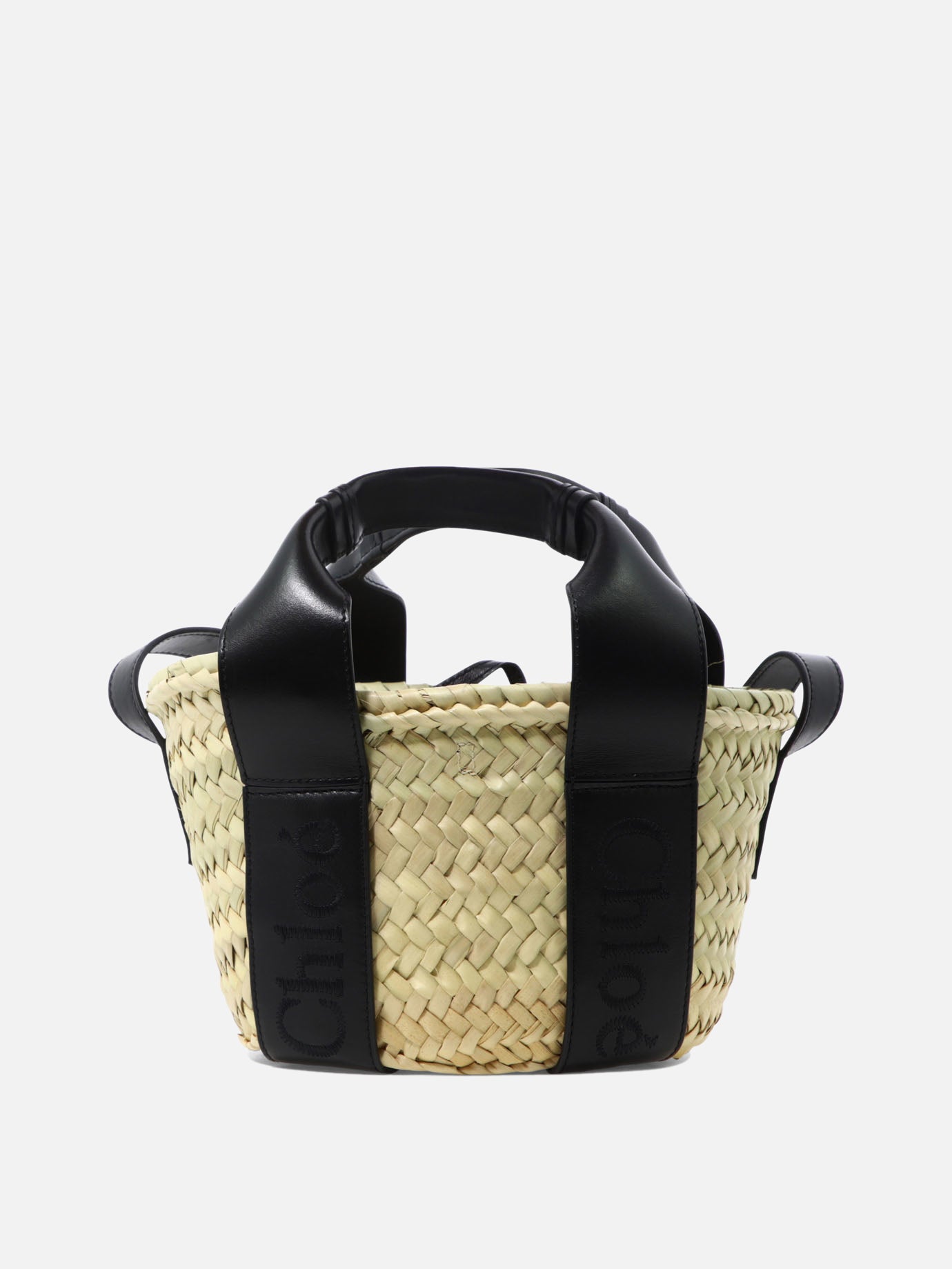 Borse piccole 70% rafia 30% pelle di vitello  Nero - Chloé Donna | PDP | VIETTI Online Store | Zoom-Modal_3

