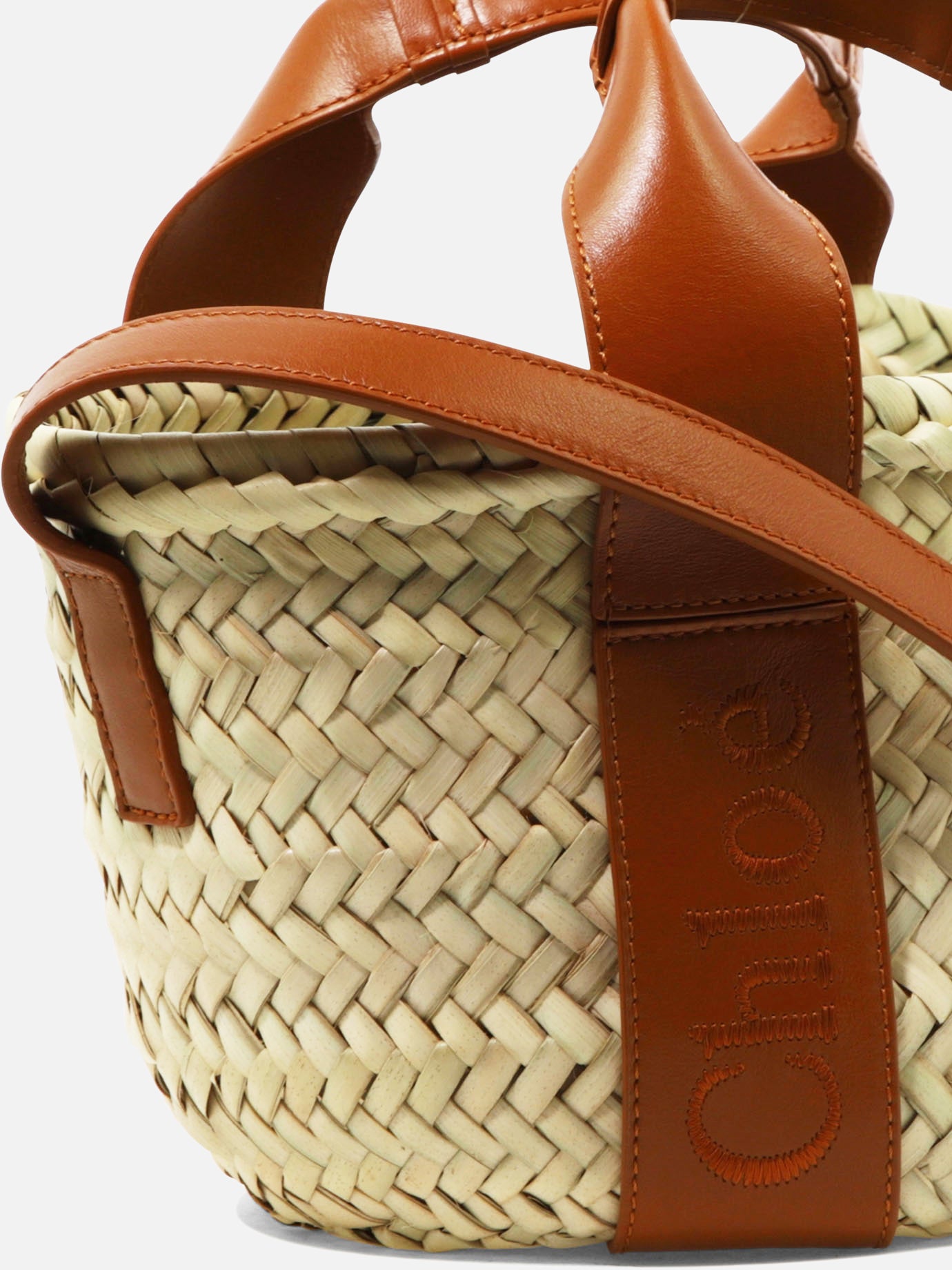 Borse piccole 70% rafia 30% pelle di vitello  Marrone - Chloé Donna | PDP | VIETTI Online Store | Zoom-Modal_4
