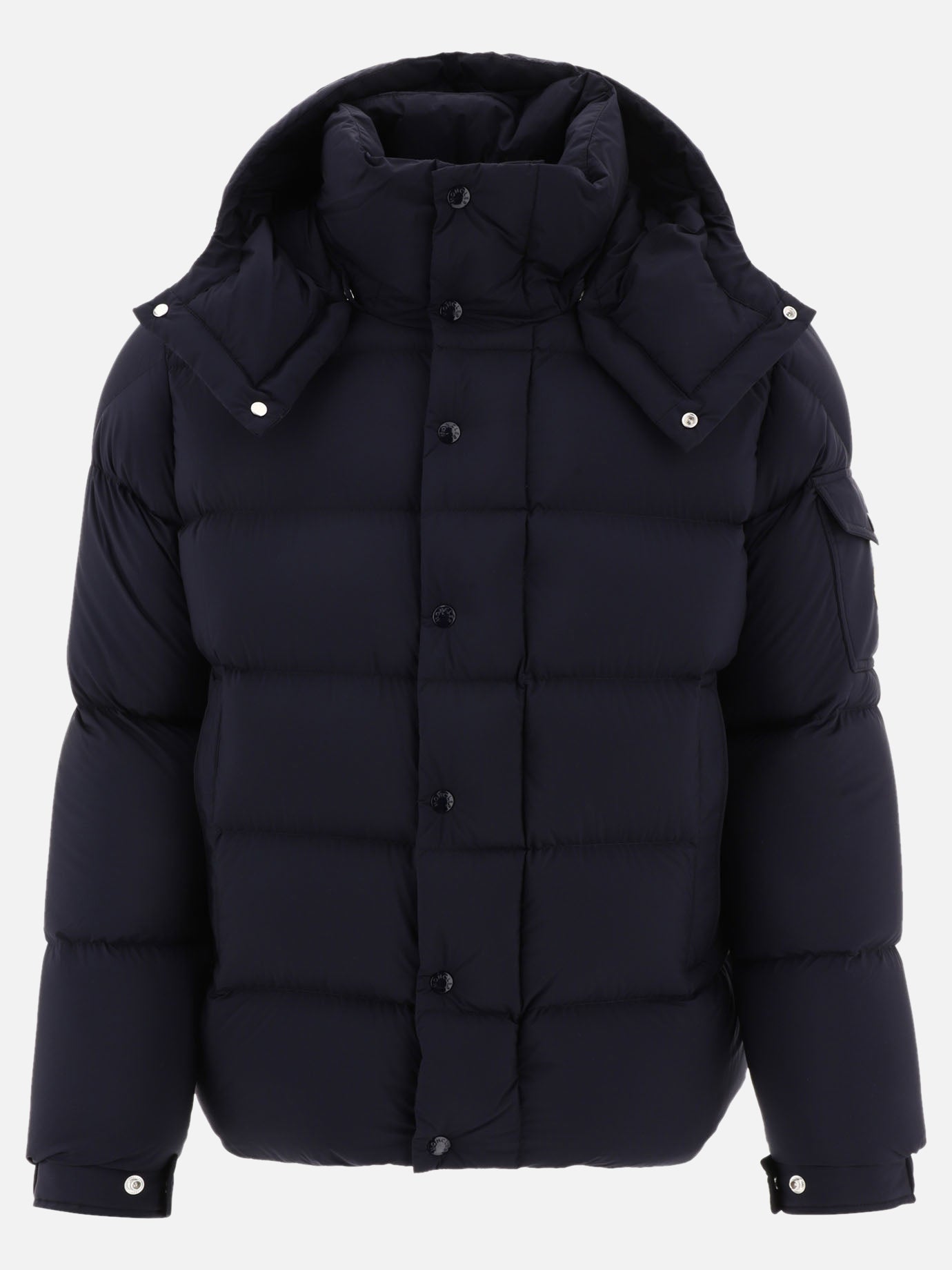 Piumini lunghi 100% polyamide - Padding: down and feathers  Blu - Moncler Uomo | PDP | VIETTI Online Store | thumbnail