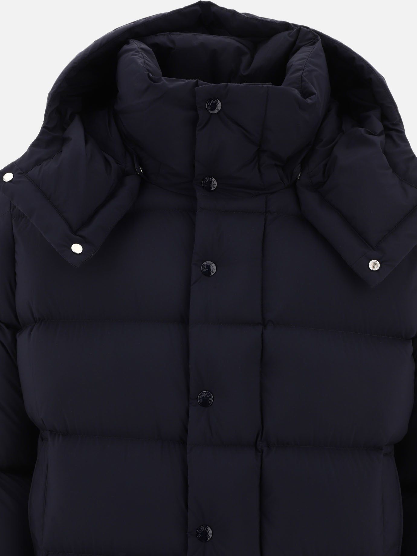Piumini lunghi 100% polyamide - Padding: down and feathers  Blu - Moncler Uomo | PDP | VIETTI Online Store | thumbnail_3