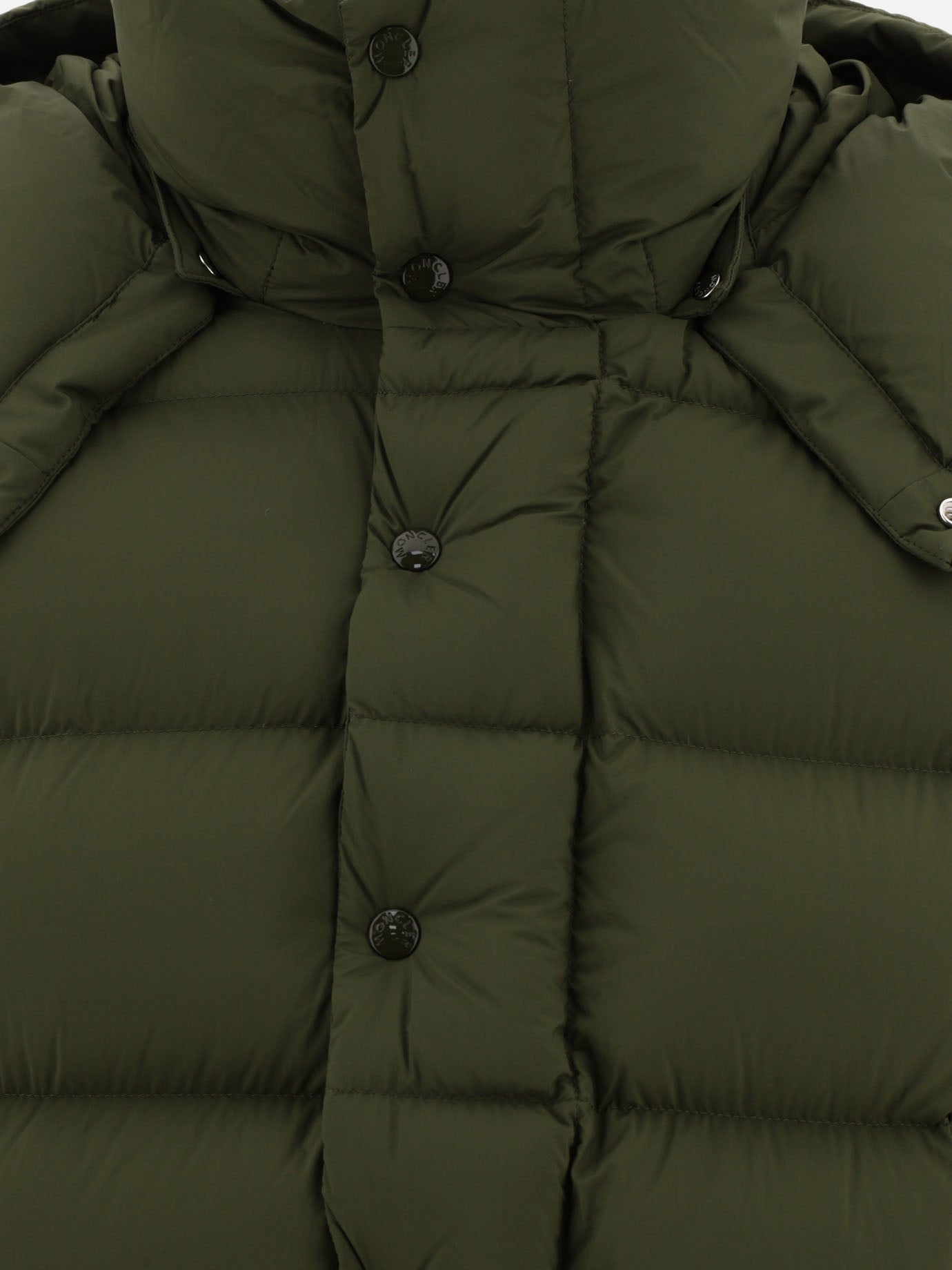 Down coats 100% polyamide - Padding: down and feathers  Green - Moncler Men | PDP | VIETTI Online Store | Zoom-Modal_3
