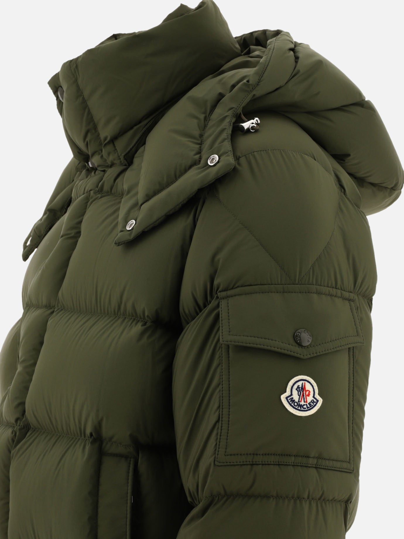 Down coats 100% polyamide - Padding: down and feathers  Green - Moncler Men | PDP | VIETTI Online Store | Zoom-Modal_4
