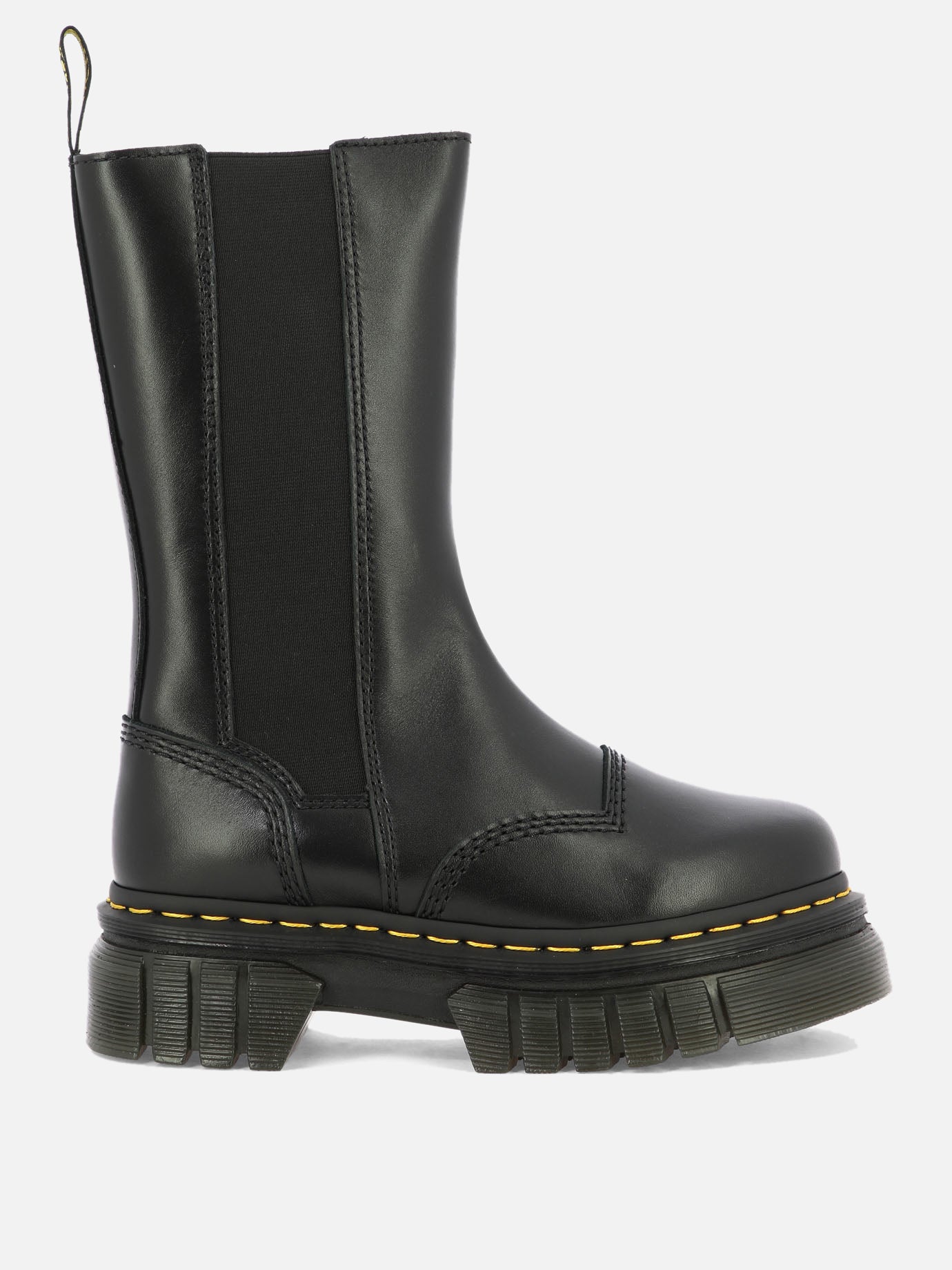 Al ginocchio 100% leather - 100% rubber  Nero - Dr. Martens Donna | PDP | VIETTI Online Store | thumbnail