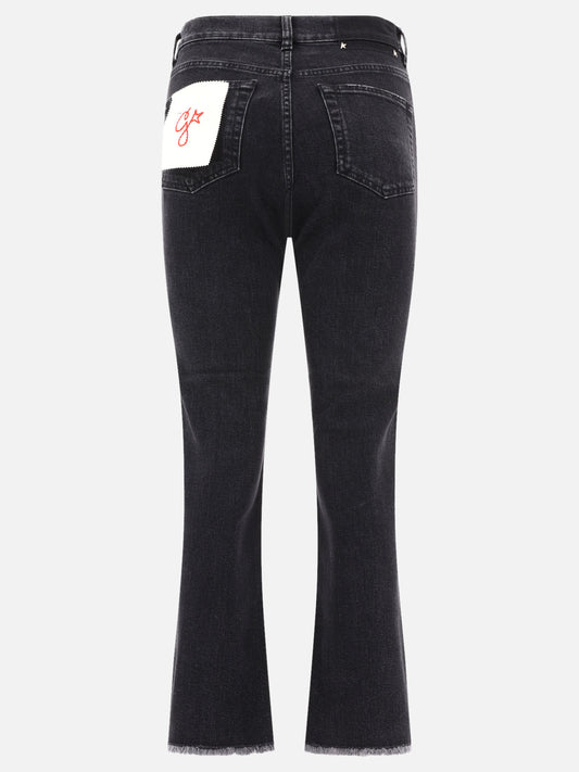 Jeans a gamba dritta 98% cotone 2% spandex  Nero - Golden Goose Donna | PLP | VIETTI Online Store | 2
