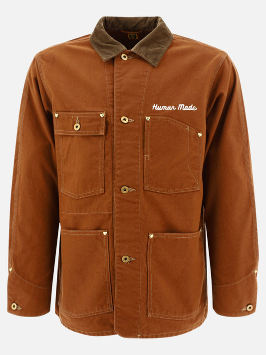 Quilted & Utility Jackets 100% cotton  Brown - Human Made Men | PLP | VIETTI Online Store 
