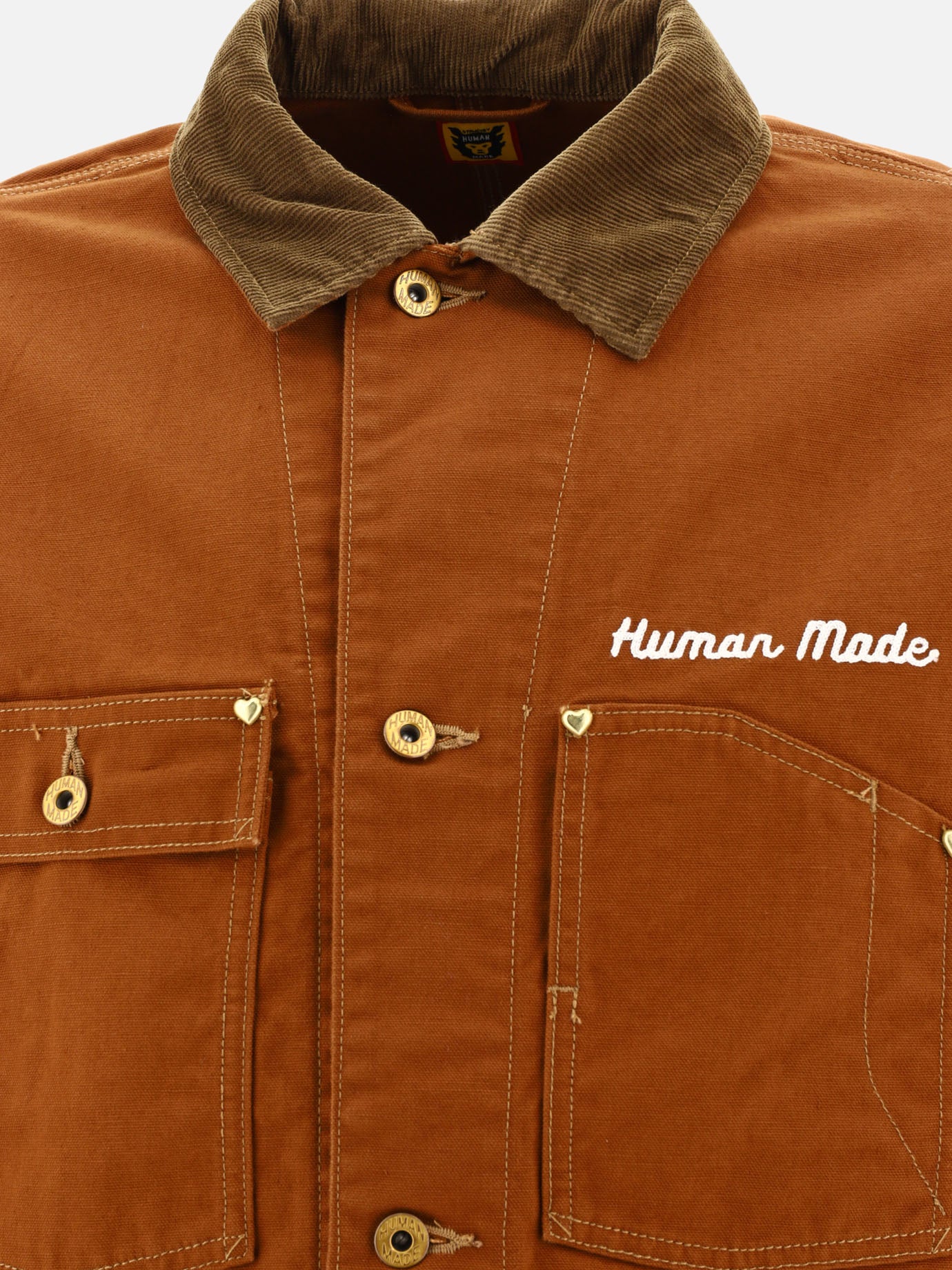 Quilted & Utility Jackets 100% cotton  Brown - Human Made Men | PDP | VIETTI Online Store | thumbnail_3