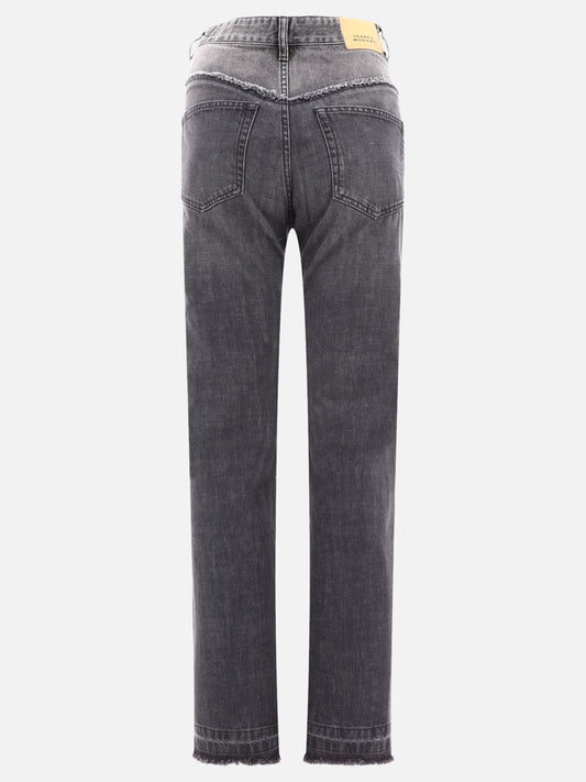 Jeans a gamba dritta 100% cotone  Nero - Isabel Marant Donna | PLP | VIETTI Online Store | 2
