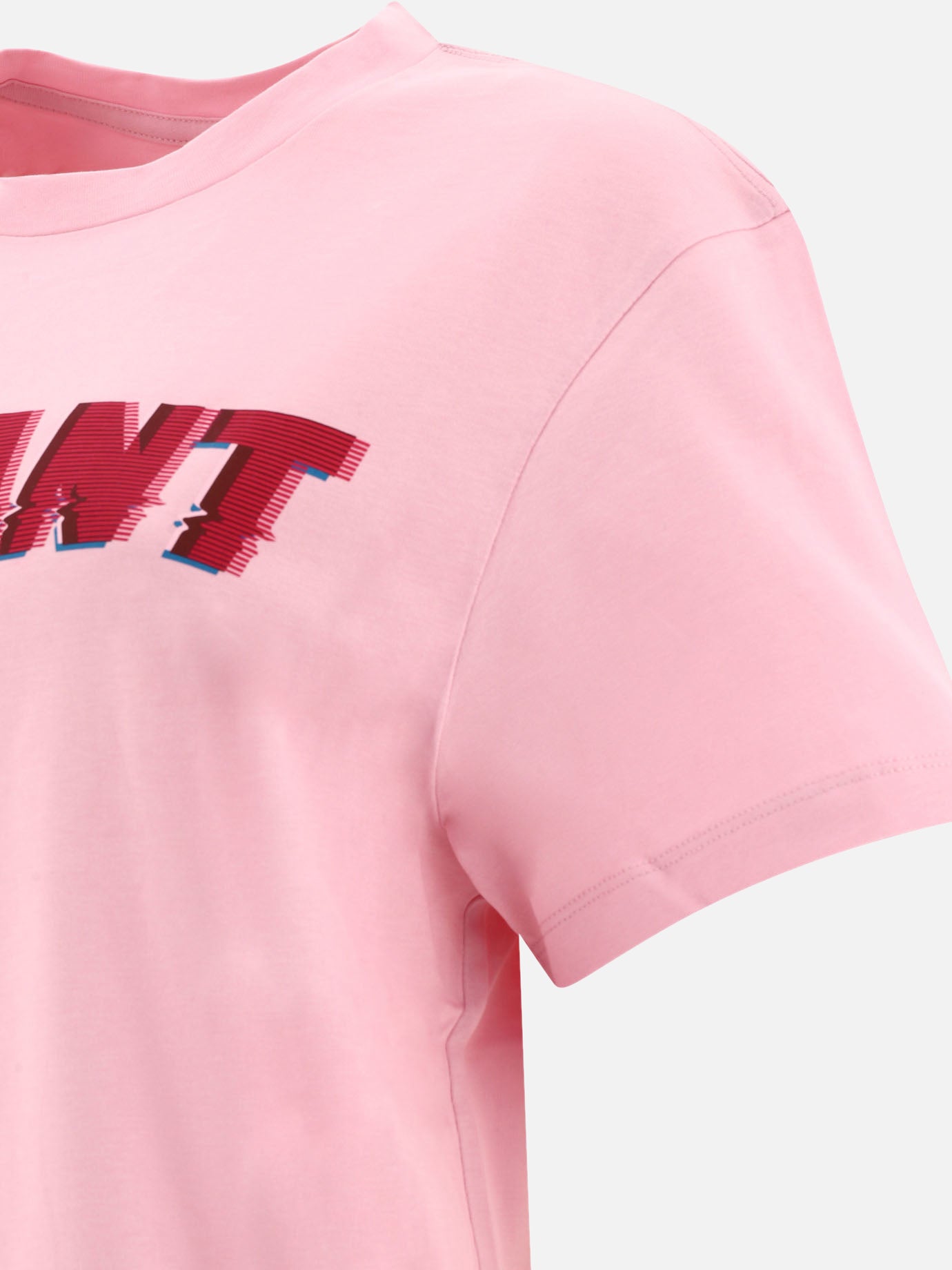 T-shirt girocollo 100% cotone  Rosa - Marant Étoile Donna | PDP | VIETTI Online Store | Zoom-Modal_4
