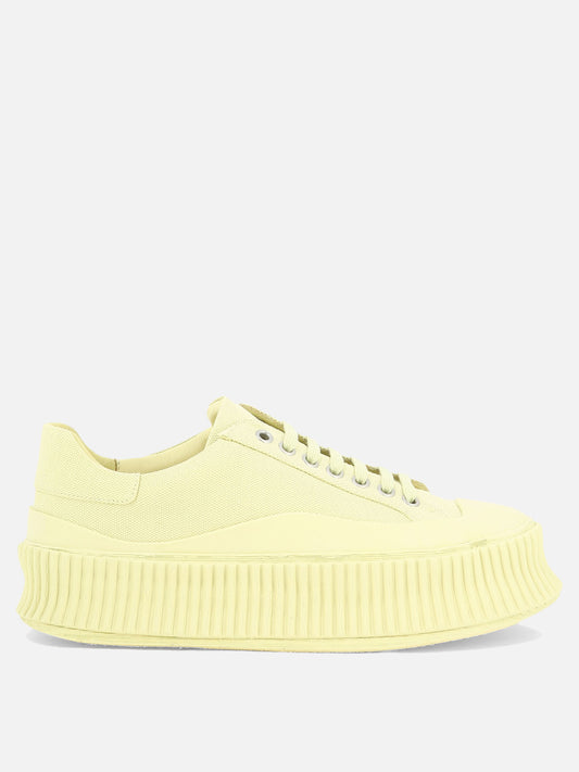 Sneaker basse 80% cotone 20% gomma - 100% gomma  Giallo - Jil Sander Donna | PLP | VIETTI Online Store 
