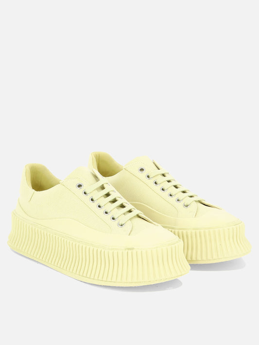Sneaker basse 80% cotone 20% gomma - 100% gomma  Giallo - Jil Sander Donna | PLP | VIETTI Online Store | 2
