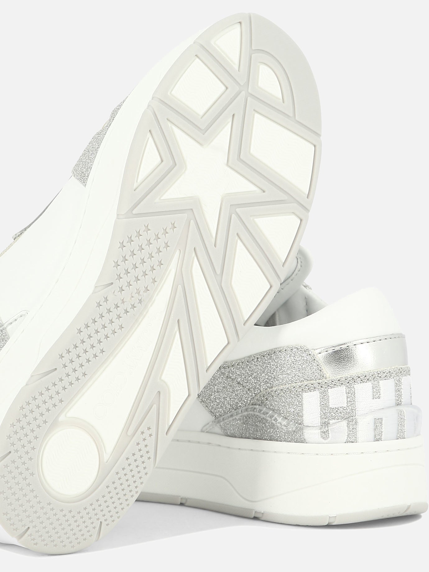 Sneaker basse 100% pelle - 100% gomma  Bianco - Jimmy Choo Donna | PDP | VIETTI Online Store | thumbnail_5