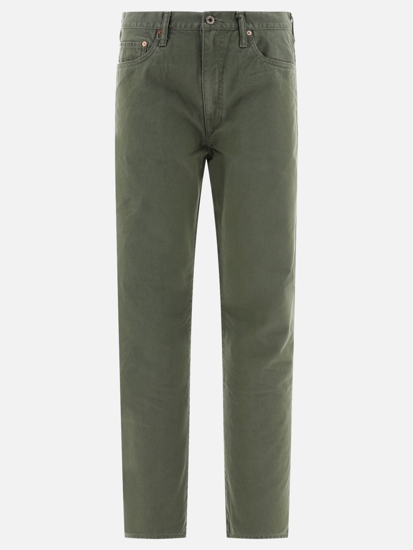 Pantaloni casual 100% cotone  Verde - KAPITAL Uomo | PDP | VIETTI Online Store | thumbnail