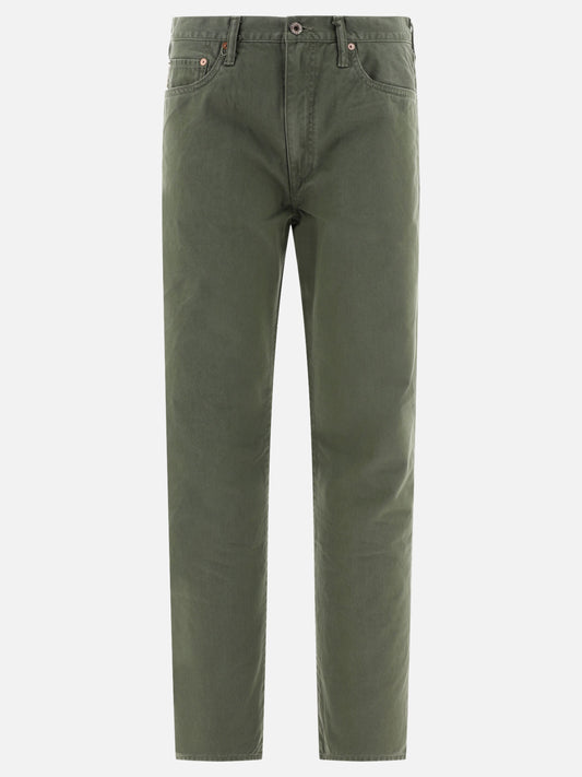 Pantaloni casual 100% cotone  Verde - KAPITAL Uomo | PLP | VIETTI Online Store 
