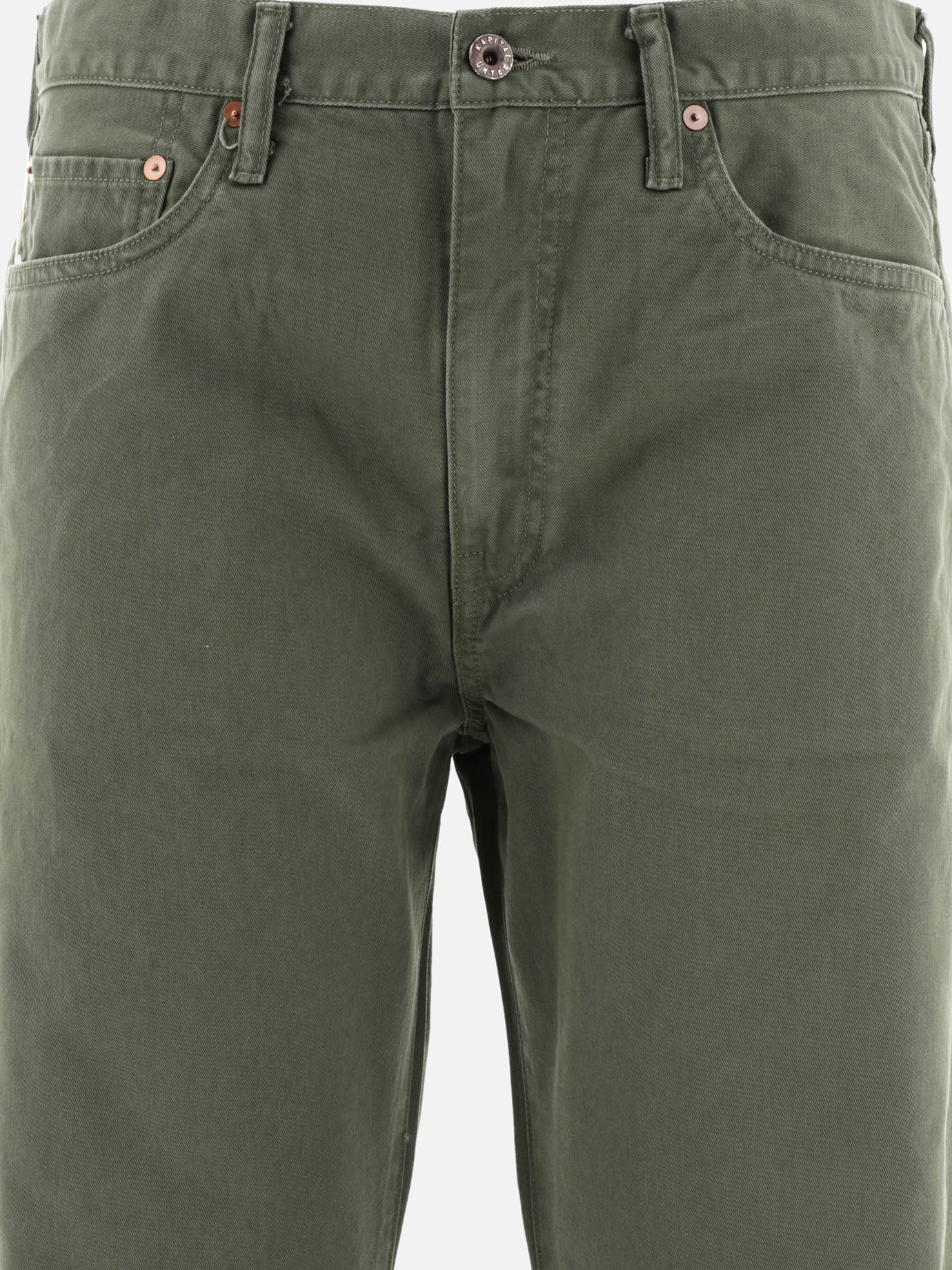 Pantaloni casual 100% cotone  Verde - KAPITAL Uomo | PDP | VIETTI Online Store | thumbnail_3