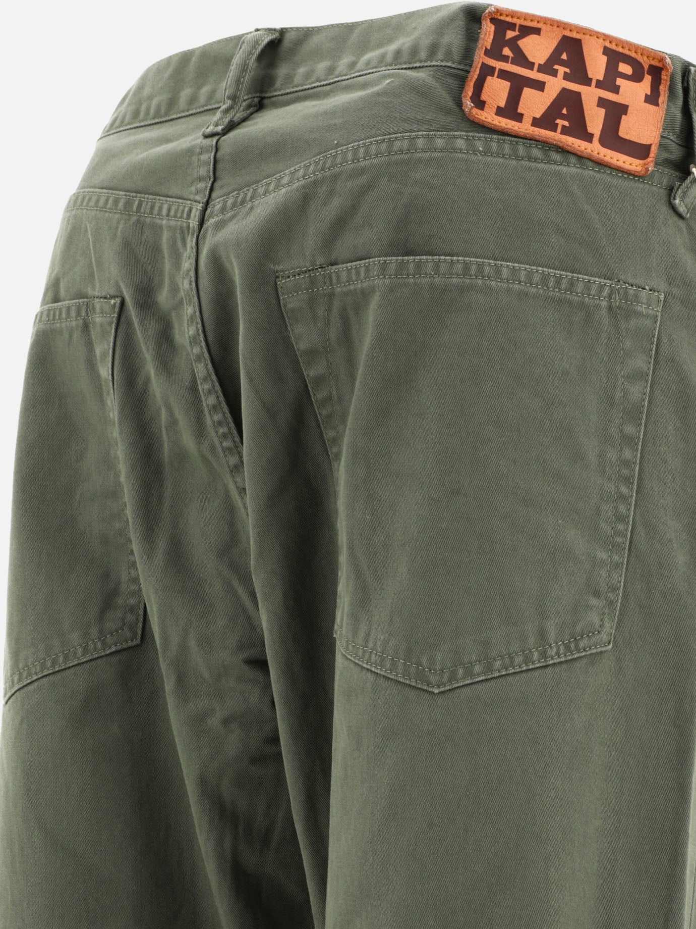 Pantaloni casual 100% cotone  Verde - KAPITAL Uomo | PDP | VIETTI Online Store | Zoom-Modal_4
