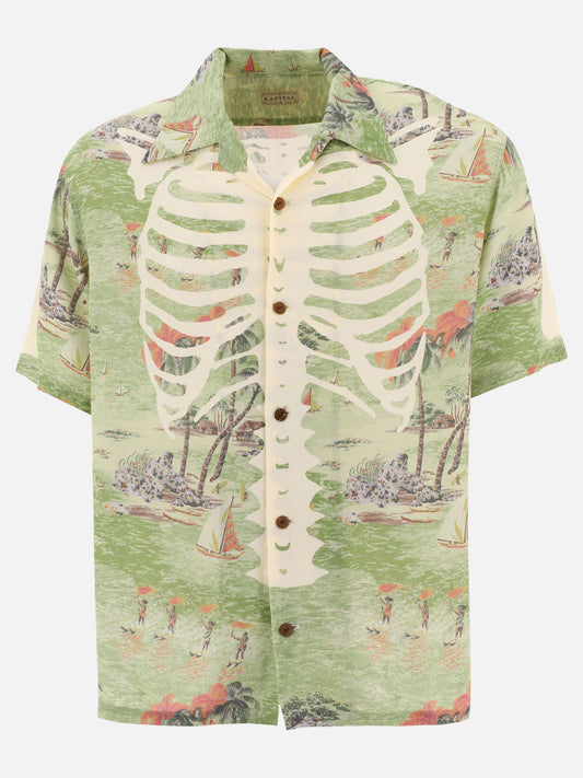 Camicie casual 100% rayon  Verde - KAPITAL Uomo | PLP | VIETTI Online Store 
