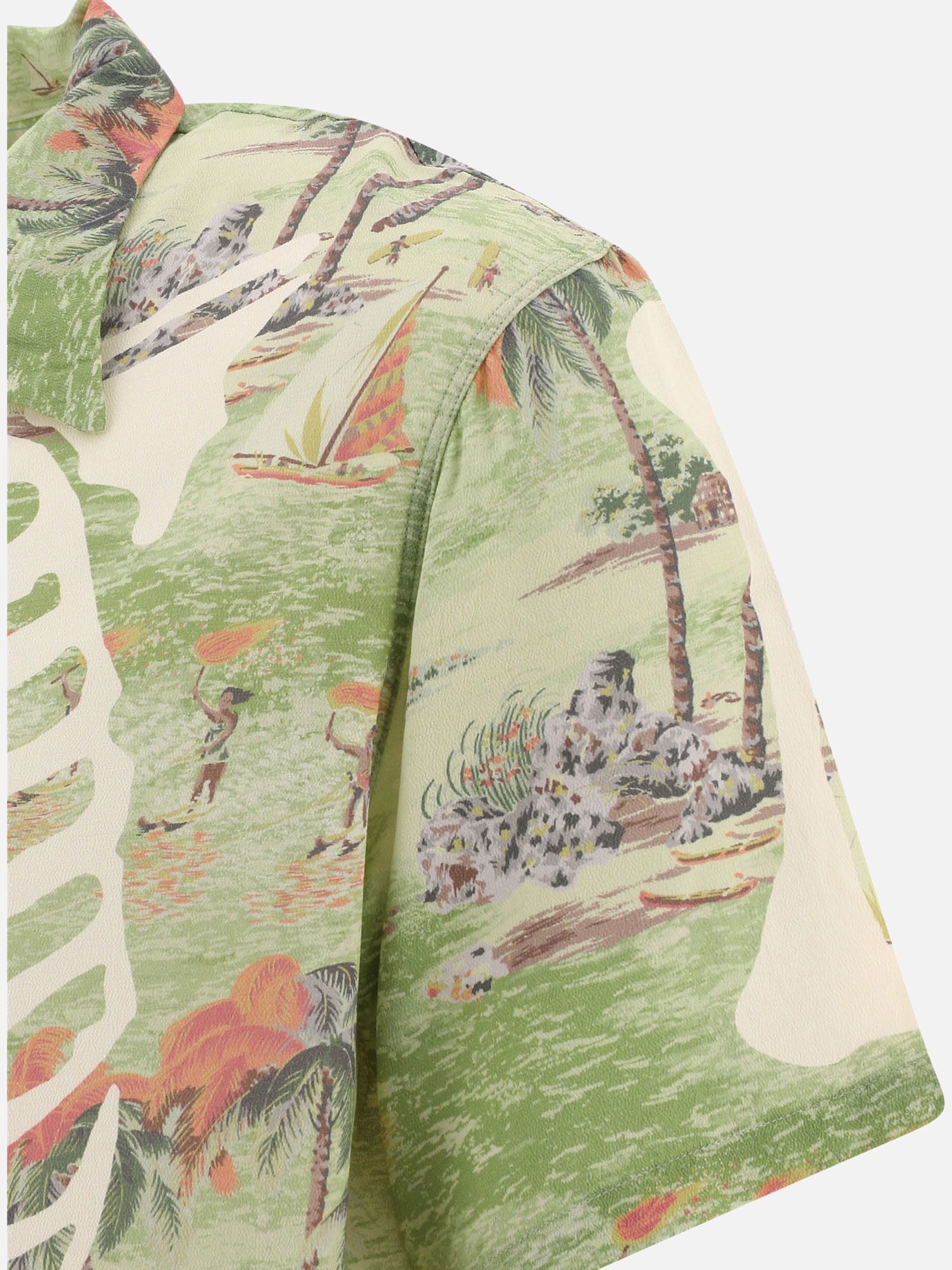 Camicie casual 100% rayon  Verde - KAPITAL Uomo | PDP | VIETTI Online Store | Zoom-Modal_4

