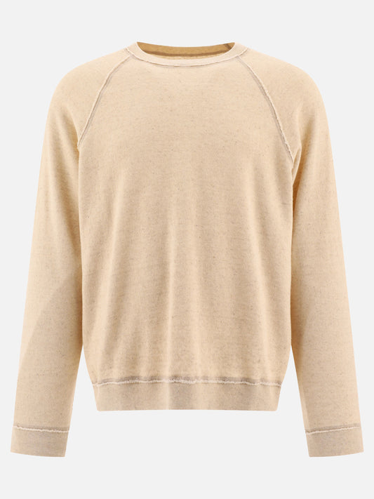 Felpe girocollo 70% cotone 30% lino  Beige - KAPITAL Uomo | PLP | VIETTI Online Store 

