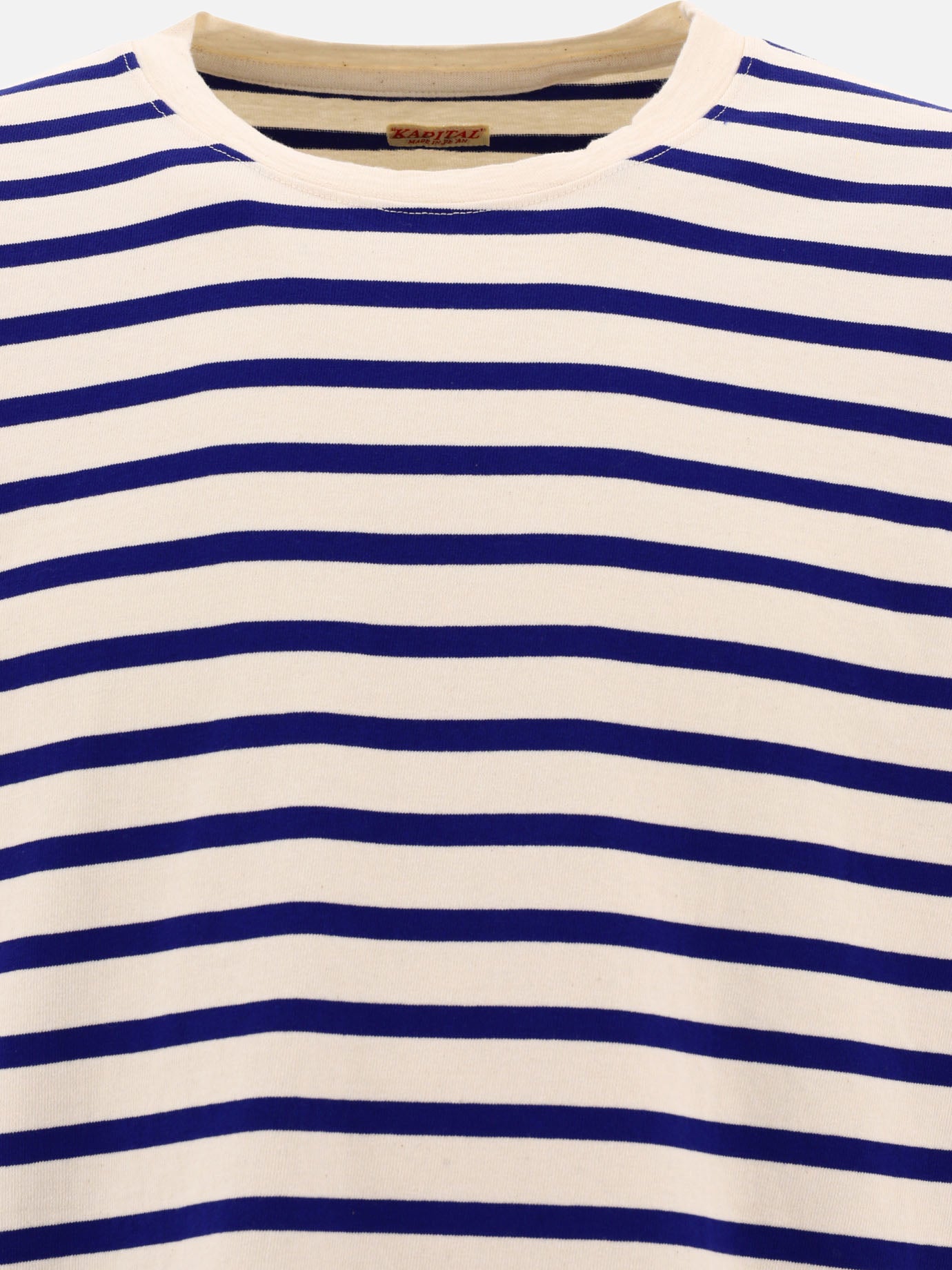 T-shirt girocollo 100% cotone  Blu - KAPITAL Uomo | PDP | VIETTI Online Store | Zoom-Modal_3

