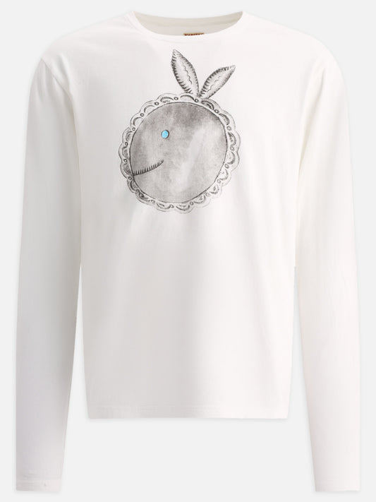 T-shirt girocollo 100% cotone  Bianco - KAPITAL Uomo | PLP | VIETTI Online Store 
