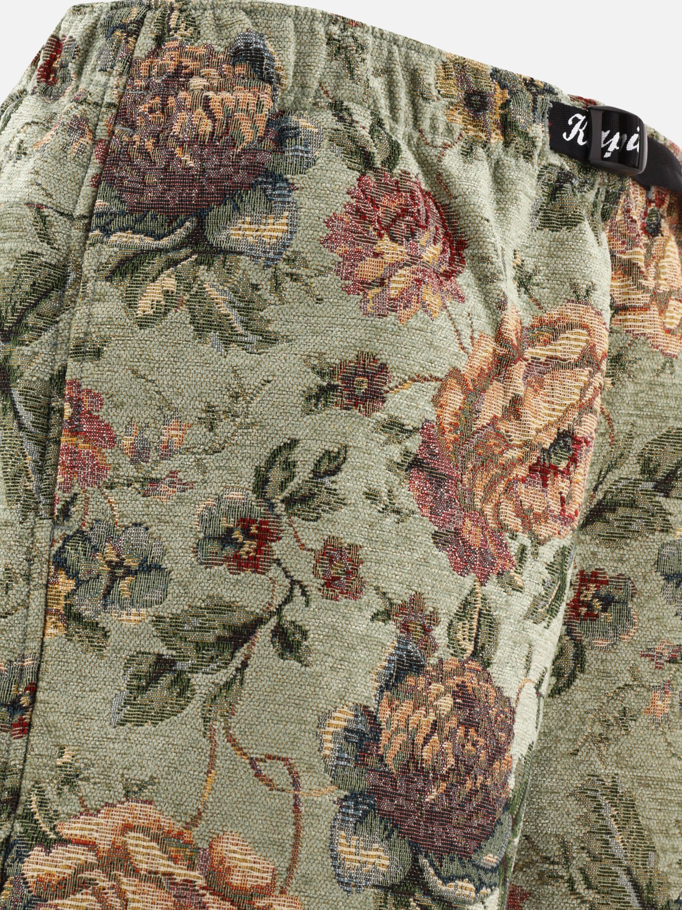 Short con lacci 45% rayon 35% poliestere 20% cotone  Verde - KAPITAL Uomo | PDP | VIETTI Online Store | Zoom-Modal_4
