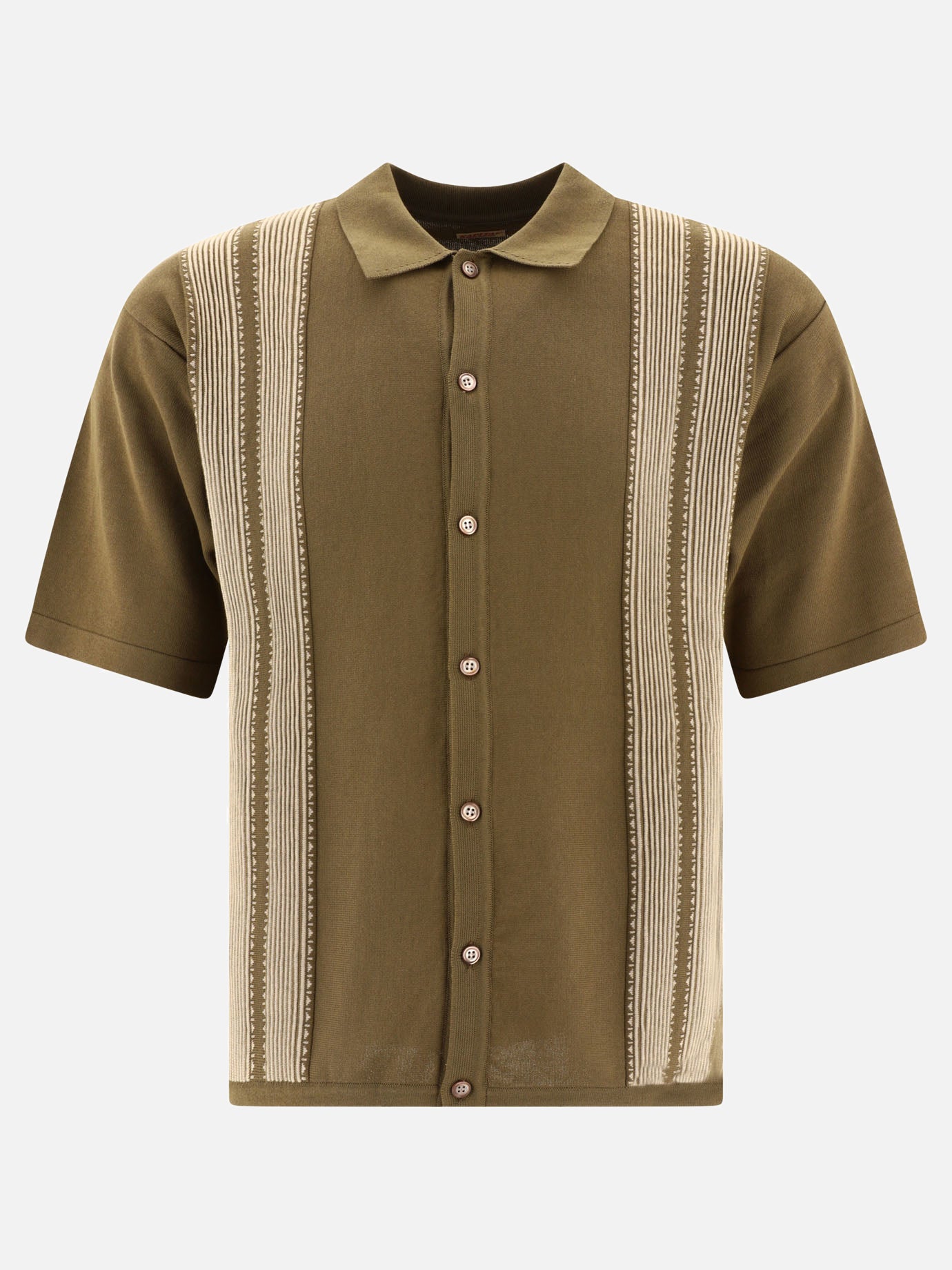 Polo con bottoni 100% cotone  Verde - KAPITAL Uomo | PDP | VIETTI Online Store | Zoom-Modal
