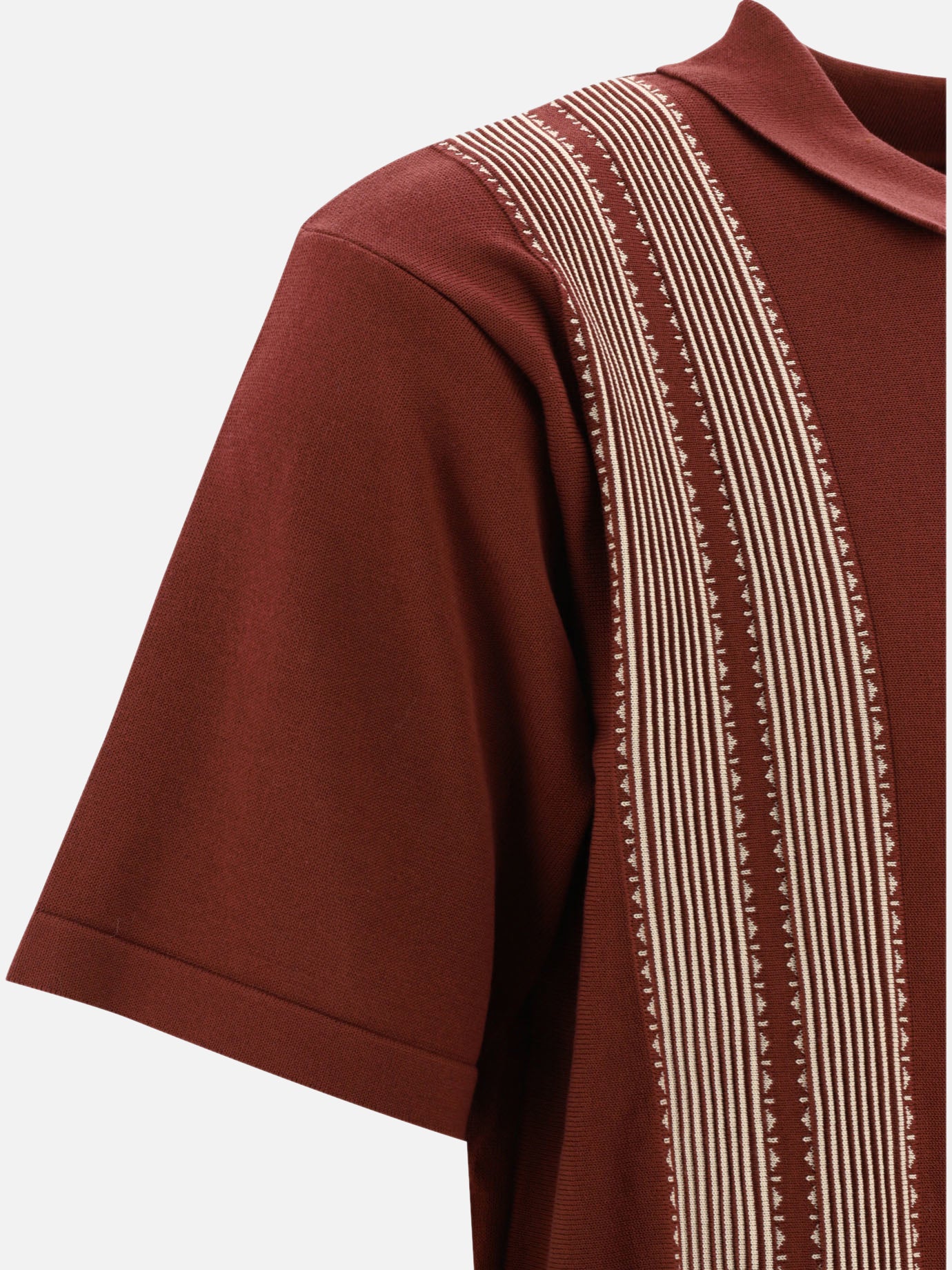Polo shirts with buttons 100% cotone  Bordeaux - KAPITAL Men | PDP | VIETTI Online Store | Zoom-Modal_4
