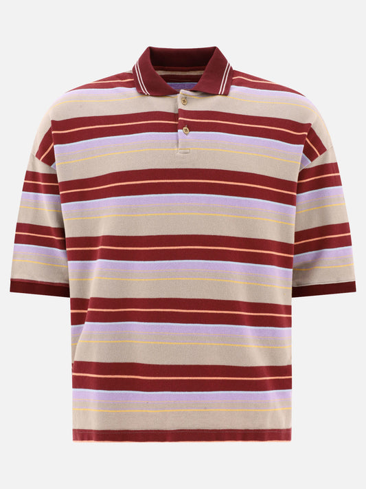 Polo con bottoni 100% cotone  Bordeaux - KAPITAL Uomo | PLP | VIETTI Online Store 
