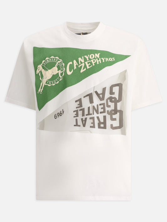 T-shirt girocollo 100% cotone  Bianco - KAPITAL Uomo | PLP | VIETTI Online Store 
