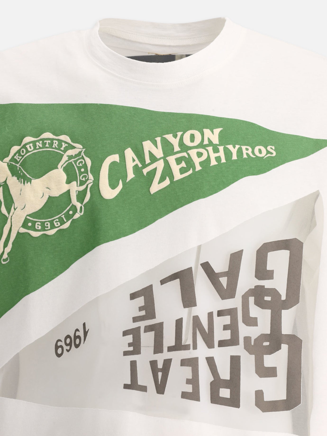 T-shirt girocollo 100% cotone  Bianco - KAPITAL Uomo | PDP | VIETTI Online Store | thumbnail_3
