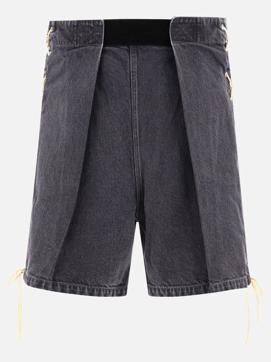 Short formali 100% cotone  Nero - KAPITAL Uomo | PLP | VIETTI Online Store 
