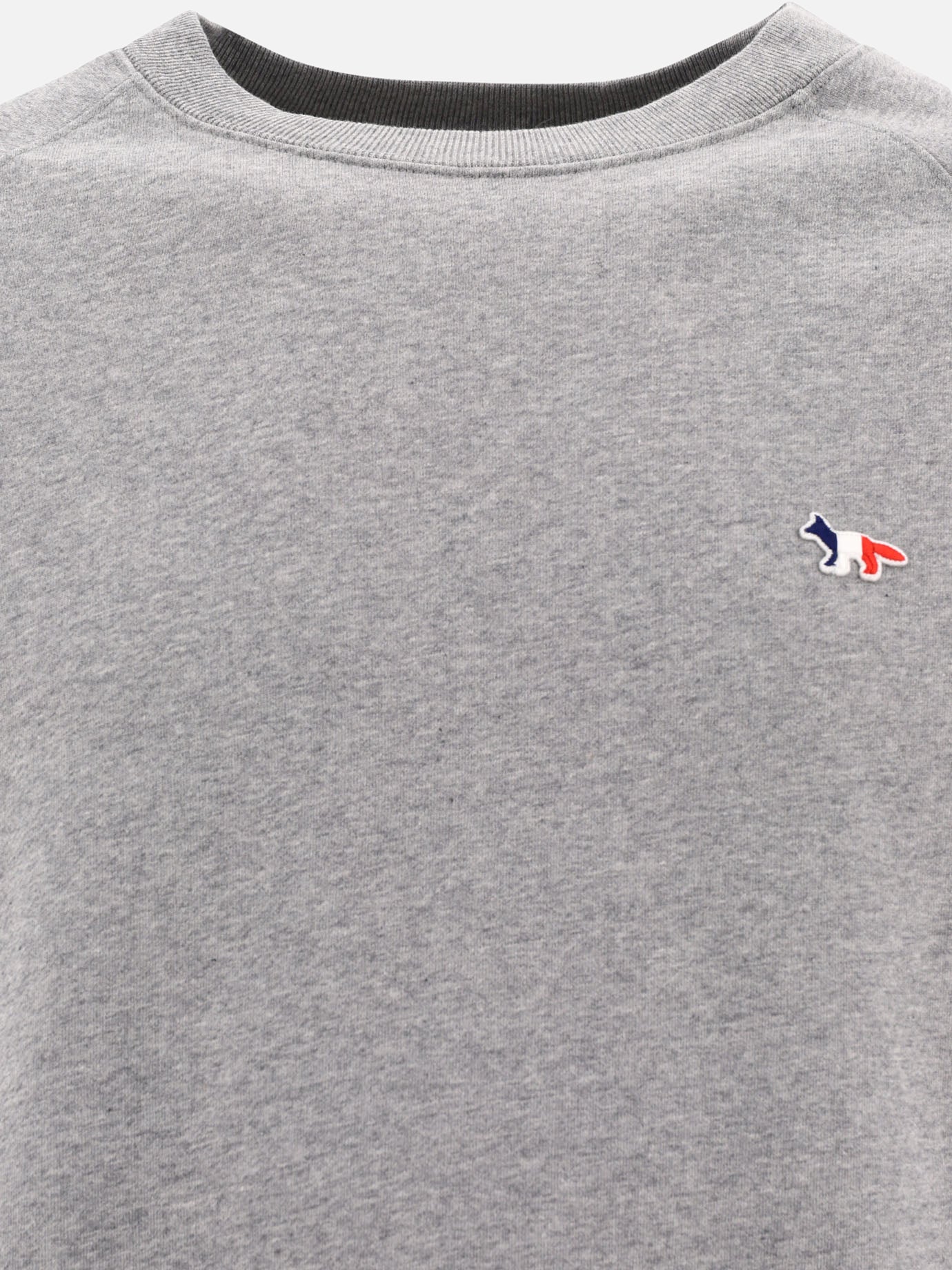Felpe girocollo 100% cotone  Grigio - Maison Kitsuné Uomo | PDP | VIETTI Online Store | Zoom-Modal_3
