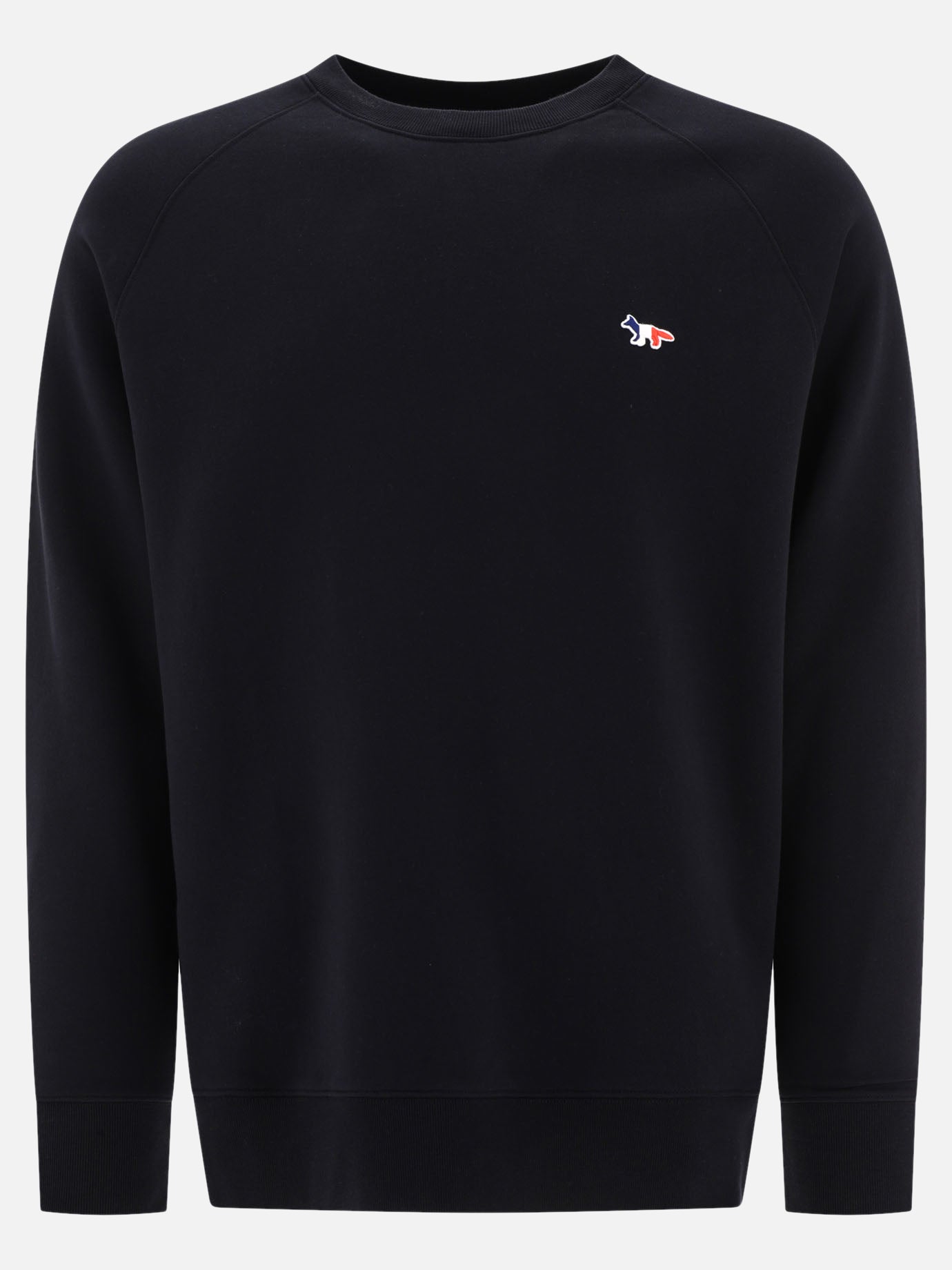 Felpe girocollo 100% cotone  Nero - Maison Kitsuné Uomo | PDP | VIETTI Online Store | Zoom-Modal
