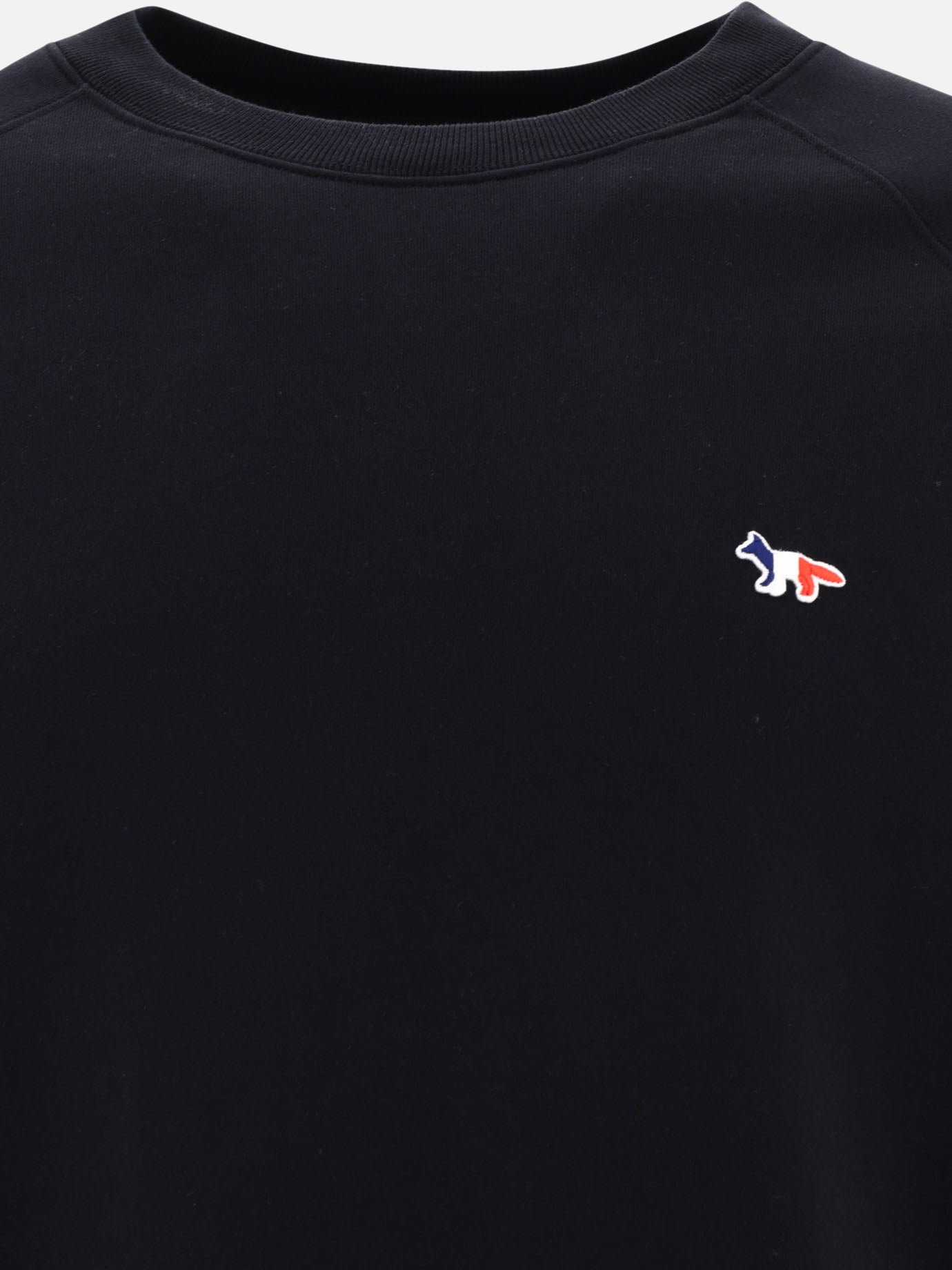 Felpe girocollo 100% cotone  Nero - Maison Kitsuné Uomo | PDP | VIETTI Online Store | Zoom-Modal_3
