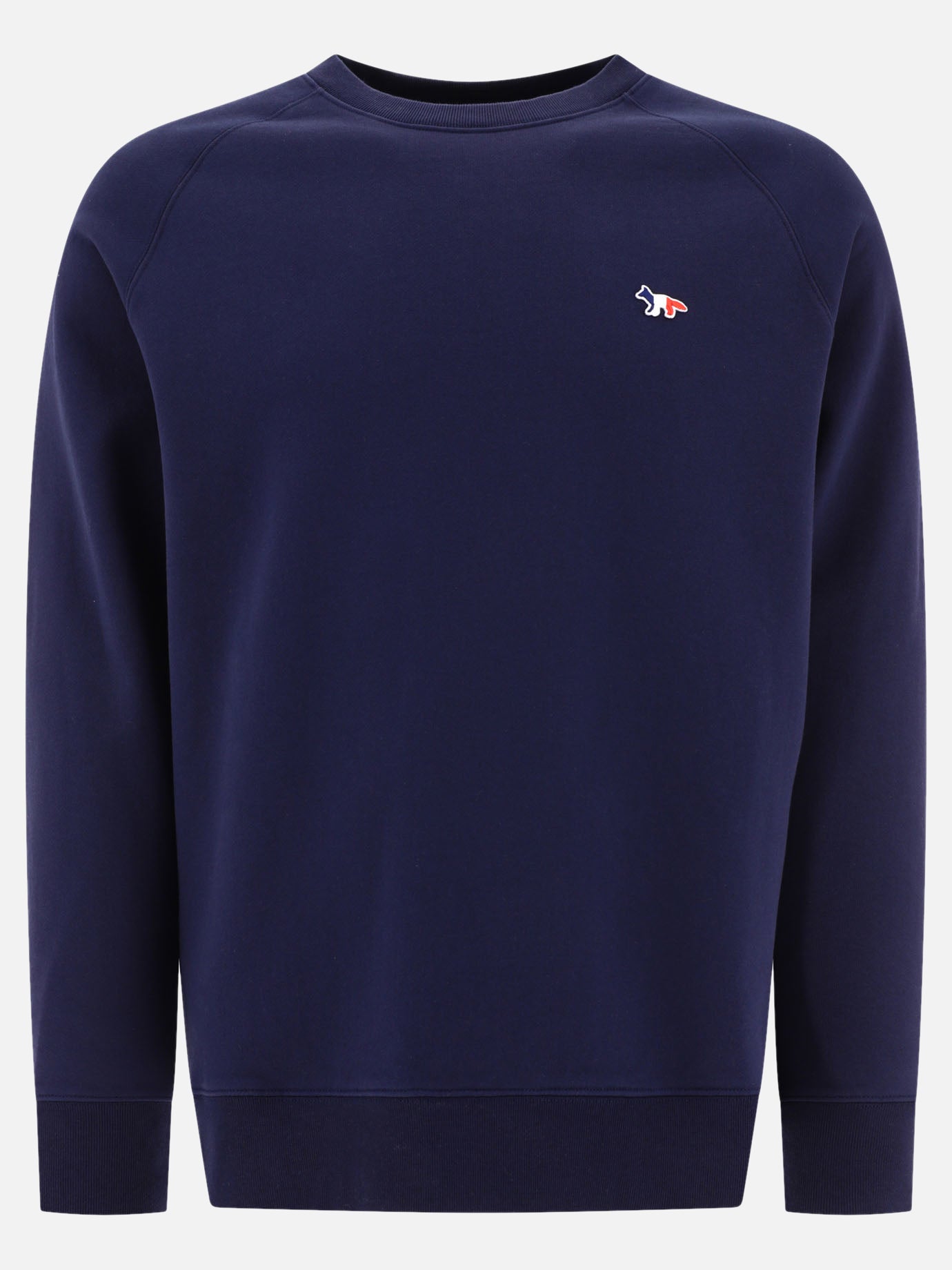 Felpe girocollo 100% cotone  Blu - Maison Kitsuné Uomo | PDP | VIETTI Online Store | thumbnail