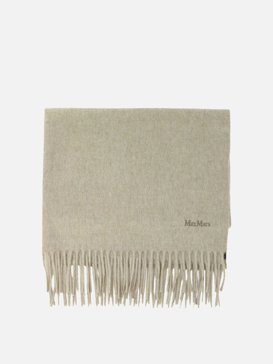 Sciarpe con frange 100% cashmere  Beige - Max Mara Donna | PLP | VIETTI Online Store 

