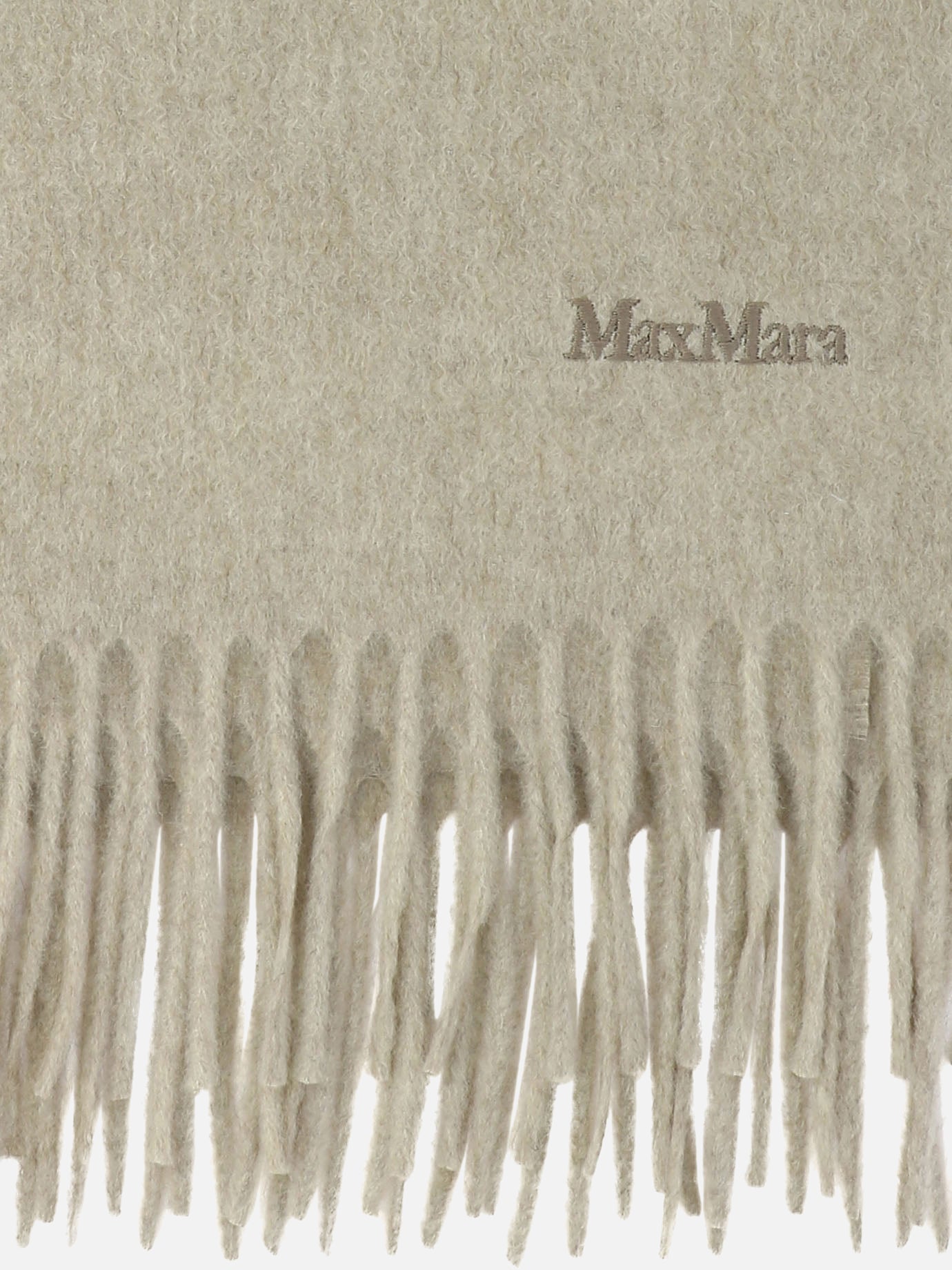 Sciarpe con frange 100% cashmere  Beige - Max Mara Donna | PDP | VIETTI Online Store | Zoom-Modal_2
