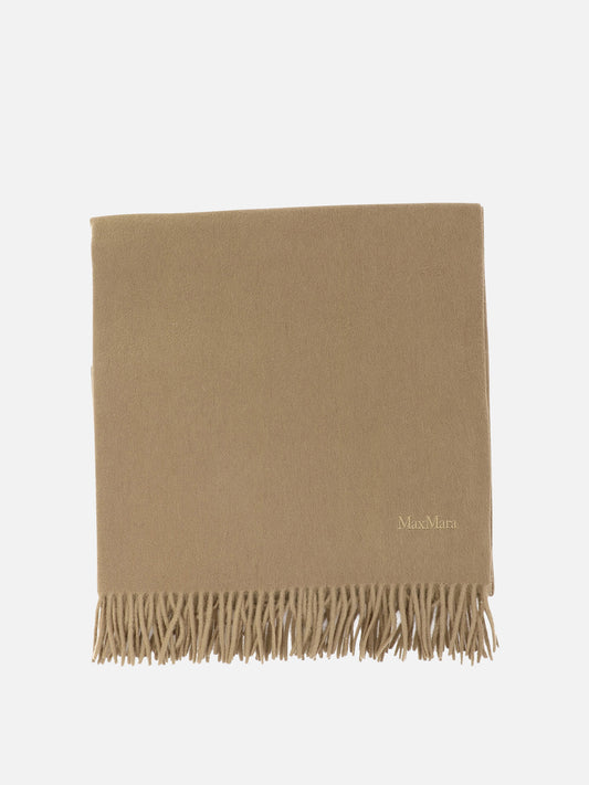 Sciarpe con frange 100% cashmere  Beige - Max Mara Donna | PLP | VIETTI Online Store 

