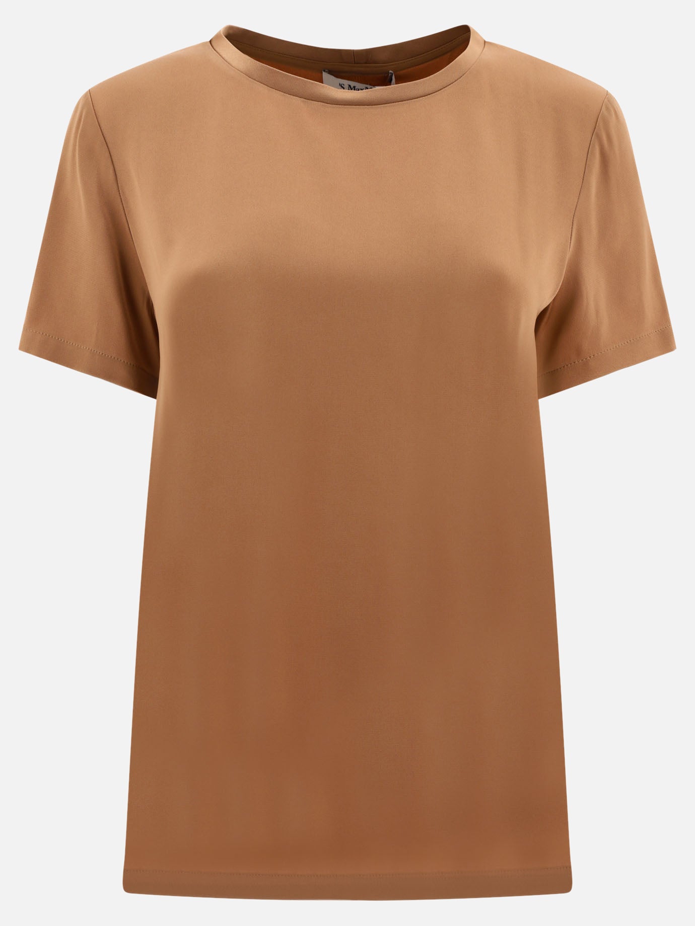 T-shirt girocollo 2391660139600  Marrone - Max Mara S Donna | PDP | VIETTI Online Store | thumbnail