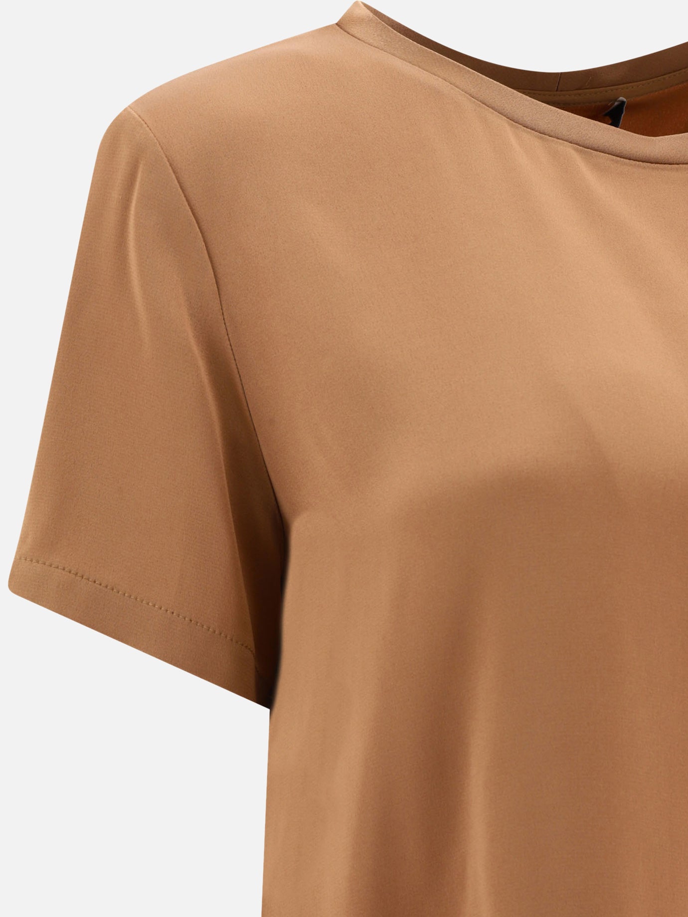 T-shirt girocollo 2391660139600  Marrone - Max Mara S Donna | PDP | VIETTI Online Store | Zoom-Modal_4
