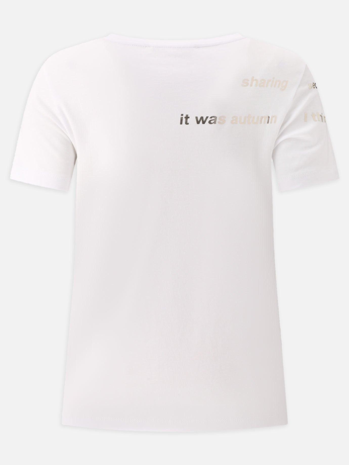 T-shirt girocollo 100% cotone  Bianco - Max Mara S Donna | PDP | VIETTI Online Store | thumbnail_2