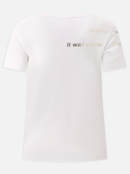 T-shirt girocollo 100% cotone  Bianco - Max Mara S Donna | PLP | VIETTI Online Store | 2
