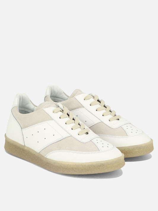 Low top sneakers 100% leather - 100% rubber  White - MM6 Maison Margiela Women | PLP | VIETTI Online Store | 2
