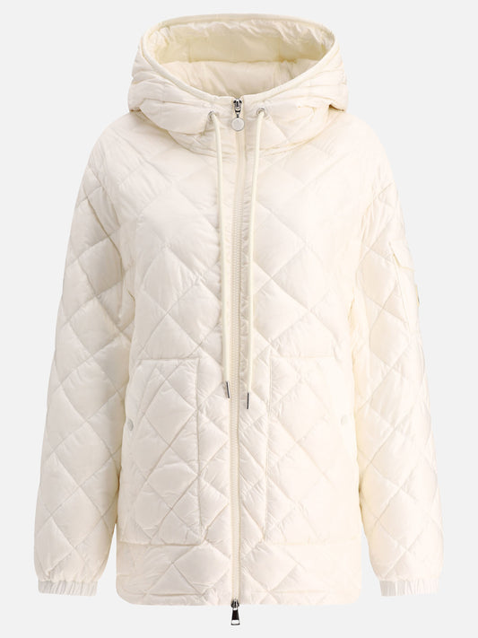 Quilted & Utility Jackets 100% poliammide - Imbottitura: piumino e piuma  White - Moncler Women | PLP | VIETTI Online Store 
