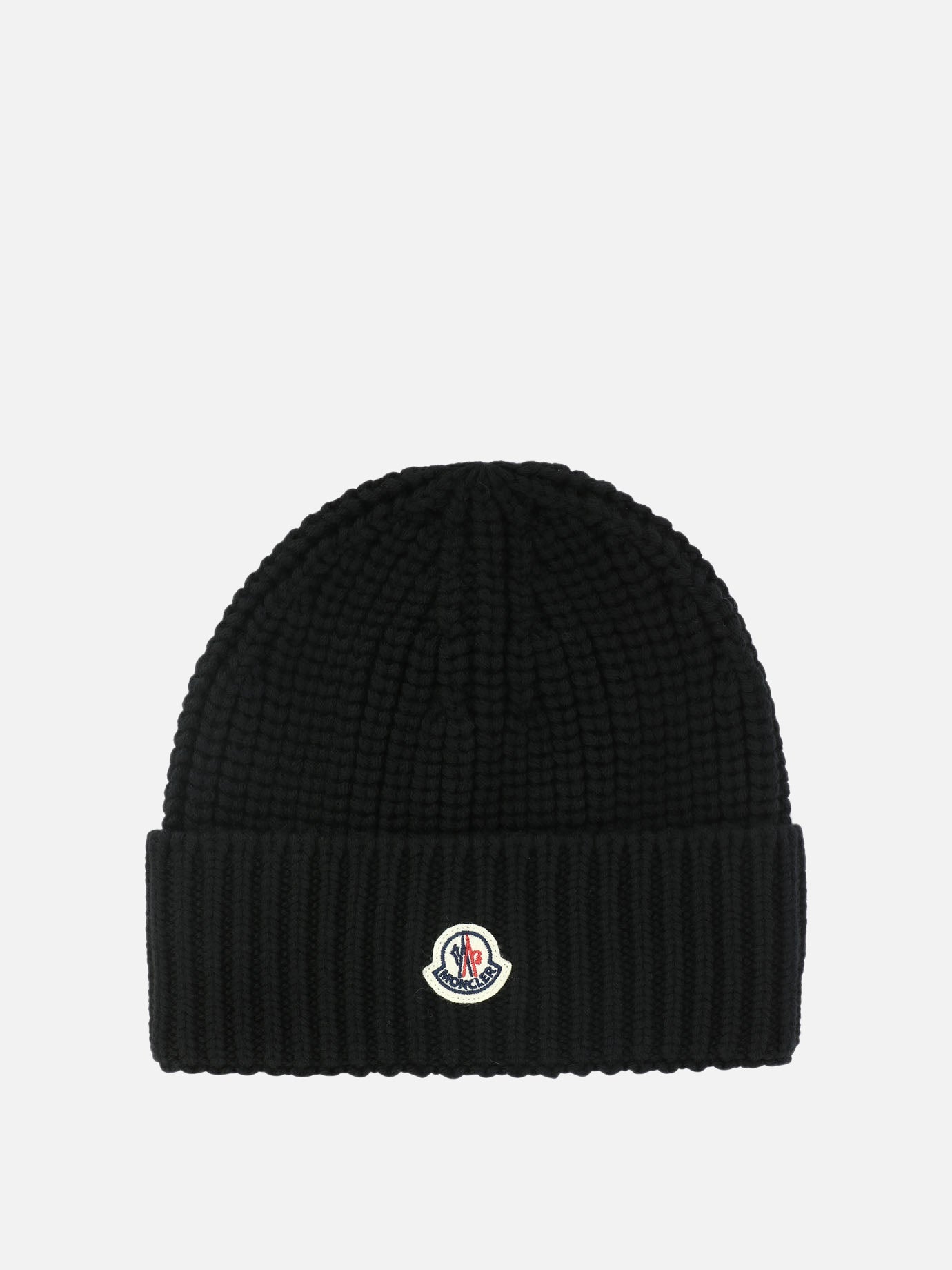 Beanies 100% lana vergine  Black - Moncler Women | PDP | VIETTI Online Store | thumbnail