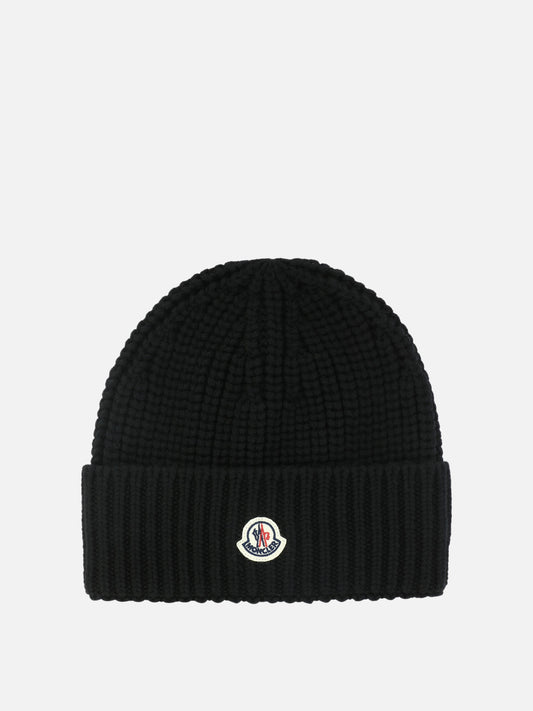 Beanies 100% lana vergine  Black - Moncler Women | PLP | VIETTI Online Store 
