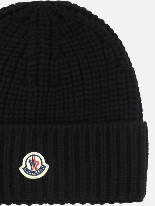 Beanies 100% lana vergine  Black - Moncler Women | PLP | VIETTI Online Store | 2
