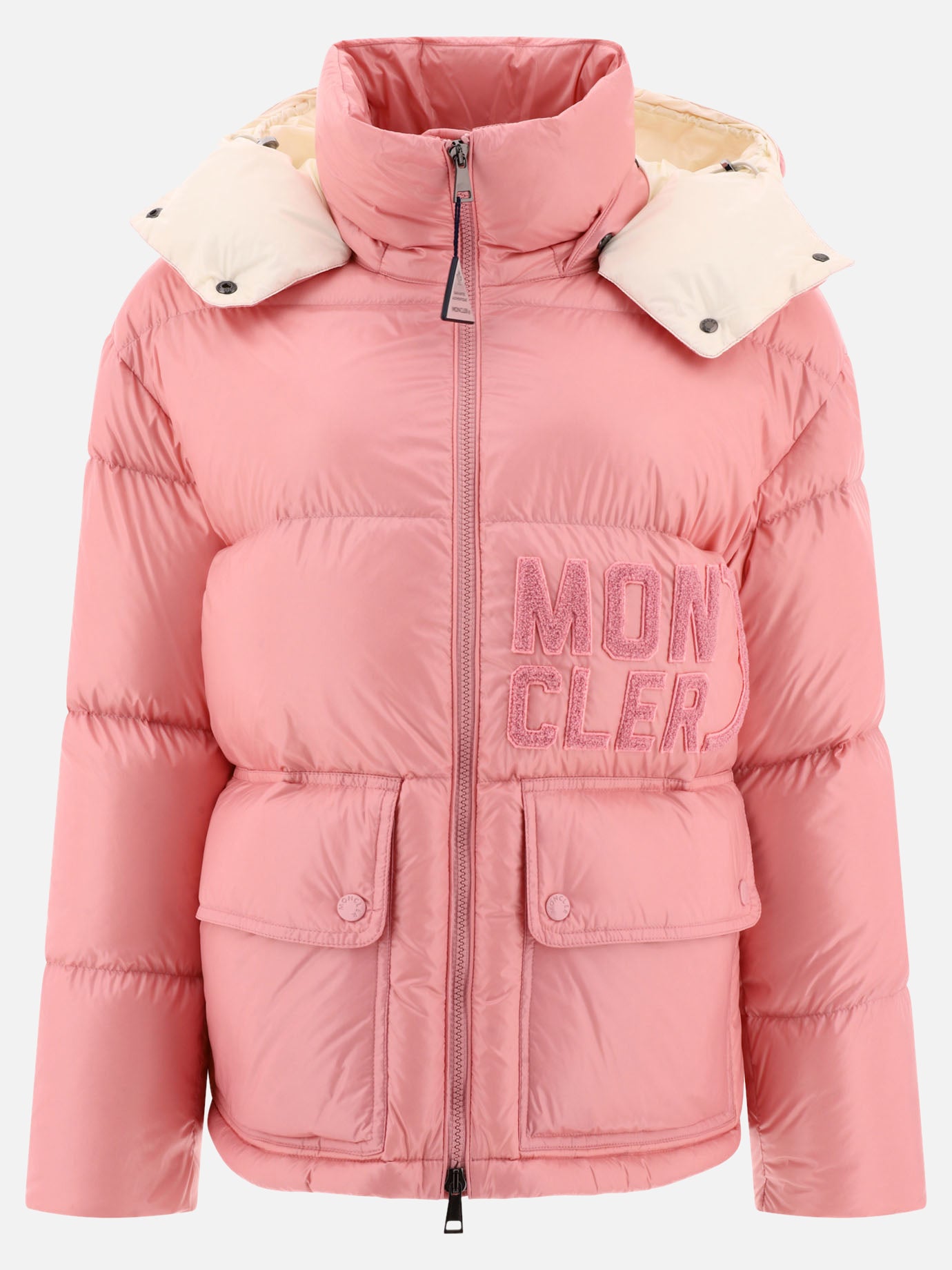 Down jackets 100% poliammide - Imbottitura: piumino e piuma  Pink - Moncler Women | PDP | VIETTI Online Store | thumbnail