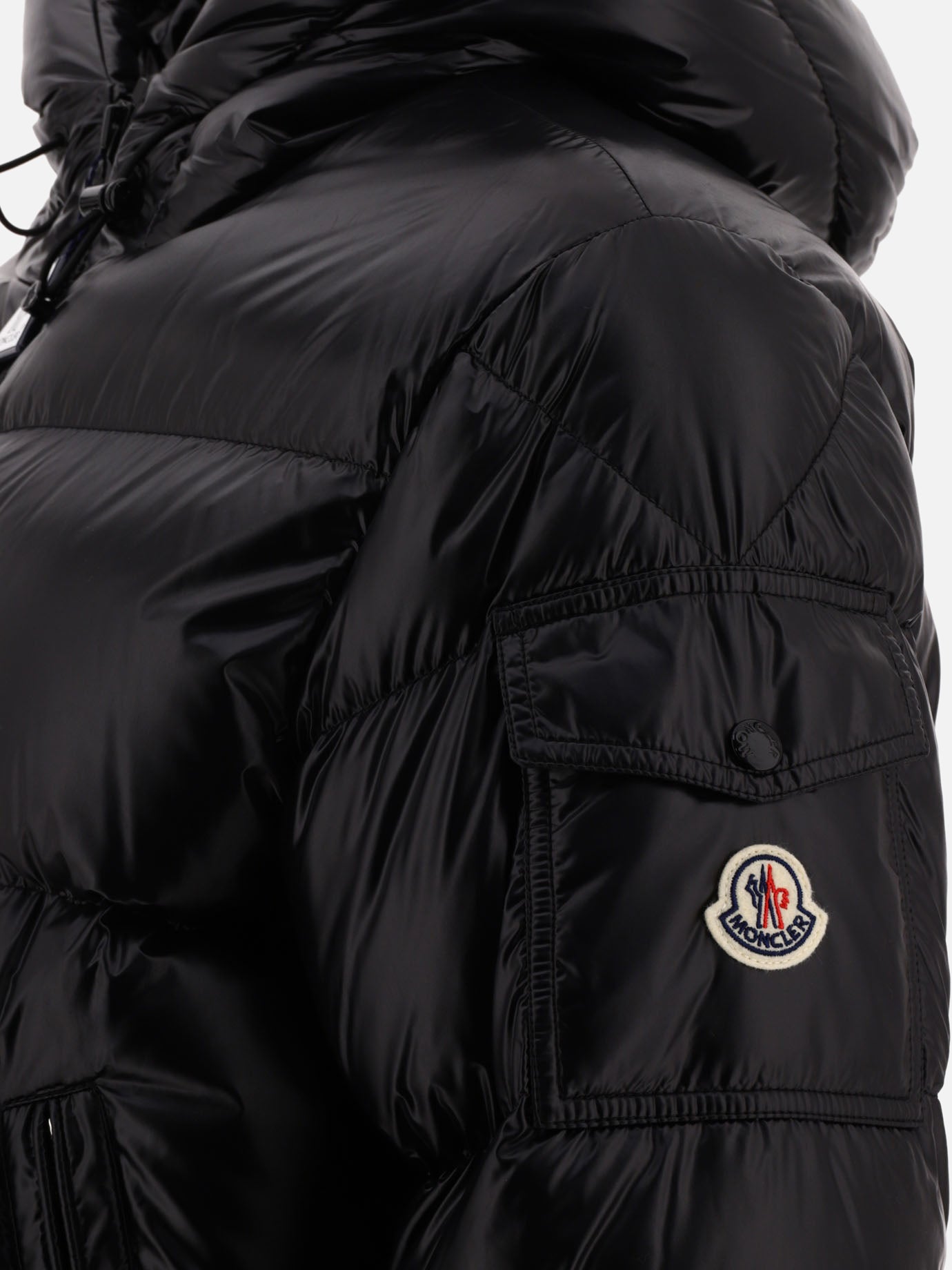 Down jackets 100% poliammide - Imbottitura: piumino e piuma  Black - Moncler Men | PDP | VIETTI Online Store | thumbnail_4